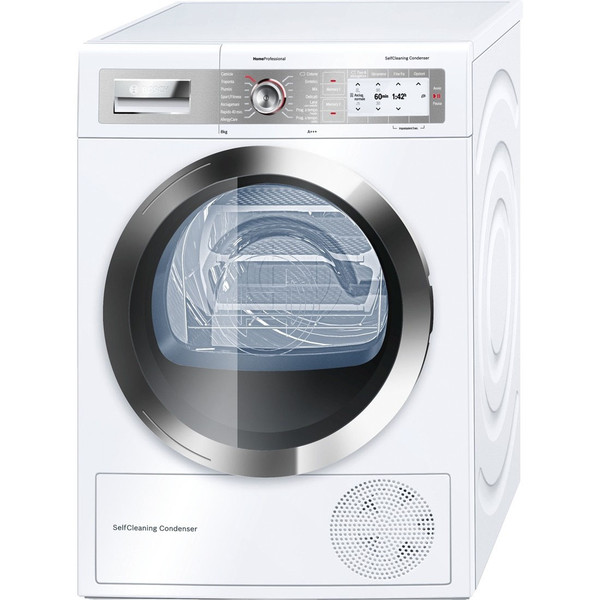 Bosch WTY877W8IT Freistehend Frontlader 8kg A+++ Weiß Wäschetrockner