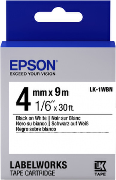 Epson LK-1WBN label-making tape