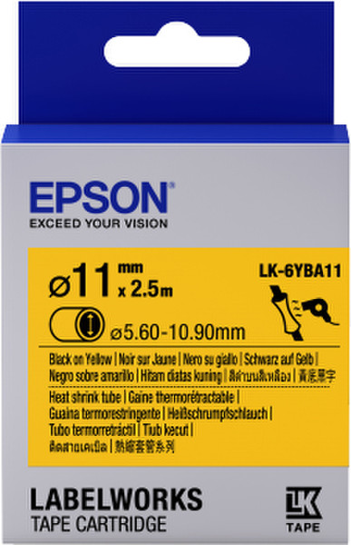 Epson LK-6YBA11 Etiketten erstellendes Band