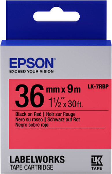 Epson LK-7RBP label-making tape