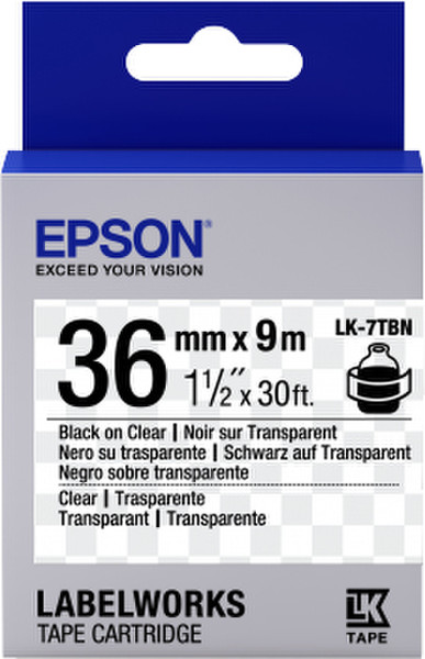 Epson LK-7TBN Etiketten erstellendes Band