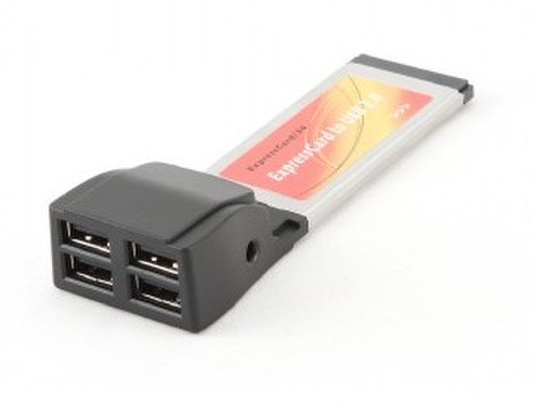 Gembird PCMCIAX-USB24 Внутренний USB 2.0 интерфейсная карта/адаптер