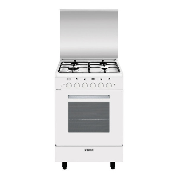 Glem A554GX Freestanding Gas hob A White cooker