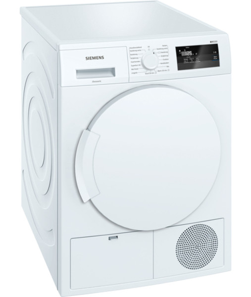 Siemens WT43H000NL Freistehend Frontlader 7kg A+ Weiß Wäschetrockner