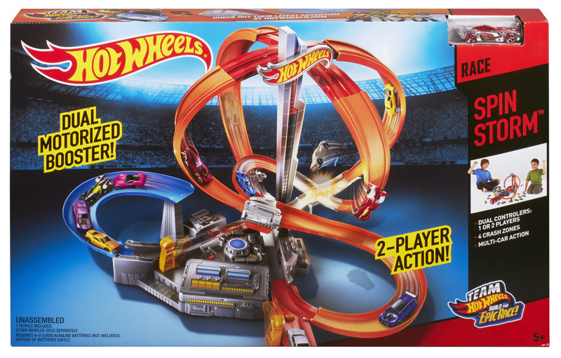 Hot Wheels Spin Storm Track Set