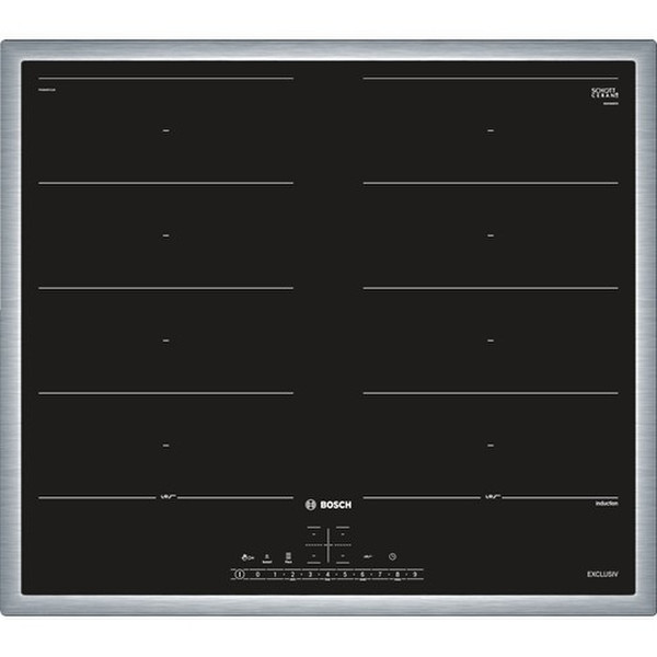 Bosch PXX645FC1M Built-in Induction Black,Stainless steel hob