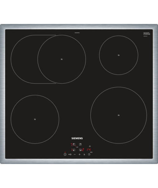 Siemens EH645BFB1E Built-in Induction Black,Stainless steel hob