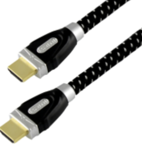 Ligawo 6541304 3.5m HDMI HDMI Schwarz, Silber HDMI-Kabel