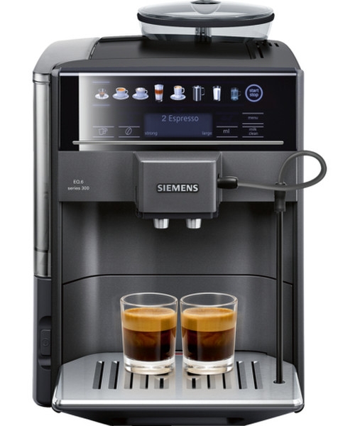 Siemens TE603209RW Espresso machine 1.7л Черный кофеварка