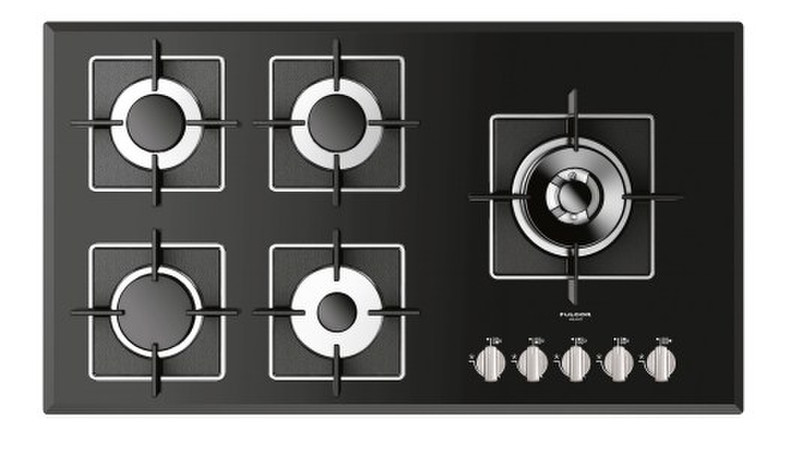 Fulgor Milano LH 905 G WK BK Built-in Gas Black hob