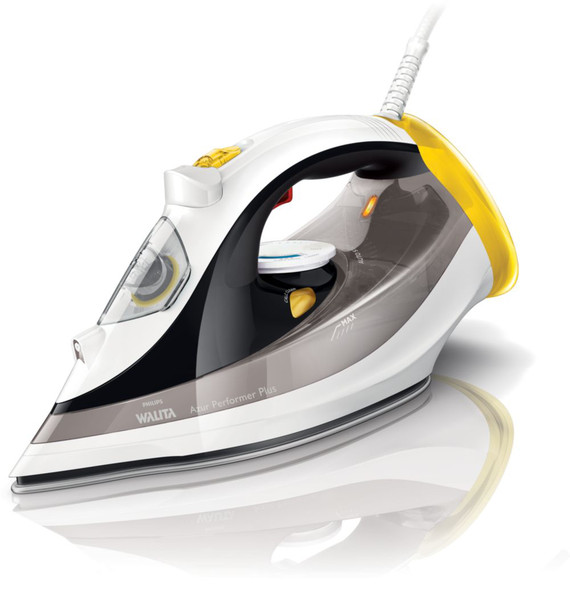 Philips Walita Azur Performer RI3811/84 Steam iron SteamGlide soleplate 2400W Black,White,Yellow iron