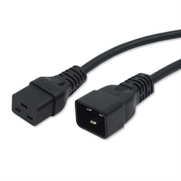 DELL 450-17070 0.6m C14 coupler C13 coupler Black power cable