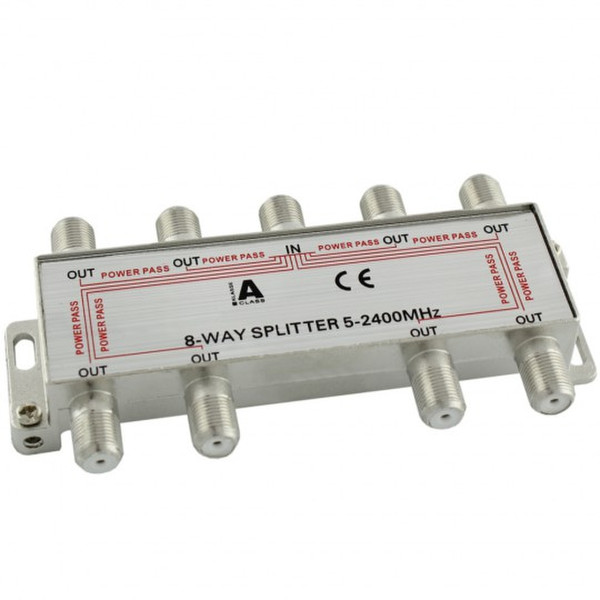 Ligawo 6552104 Cable splitter Silver cable splitter/combiner