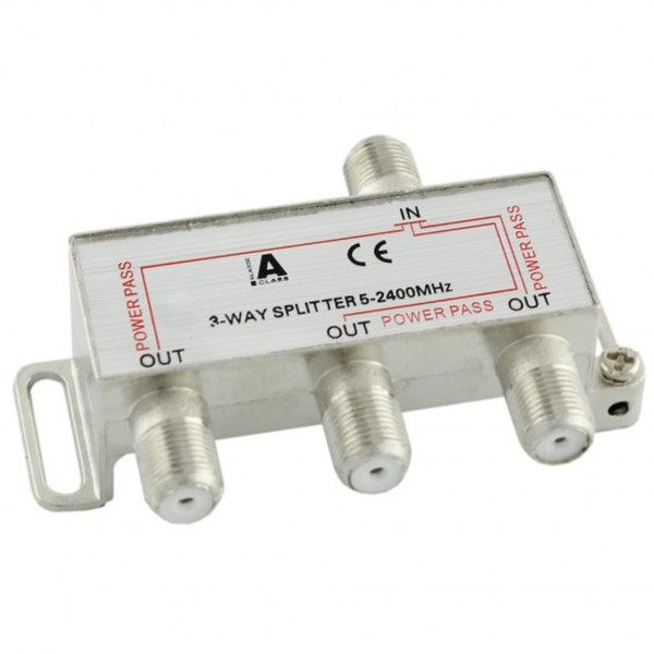 Ligawo 6552101 Cable splitter Silber Kabelspalter oder -kombinator
