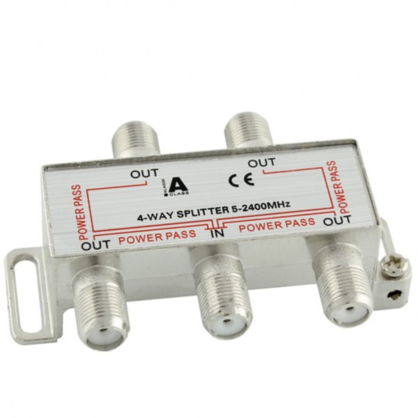 Ligawo 6552102 Cable splitter Silver cable splitter/combiner