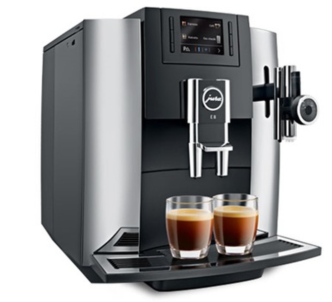 Jura E8 Espresso machine 1.9л 16чашек Черный, Хром