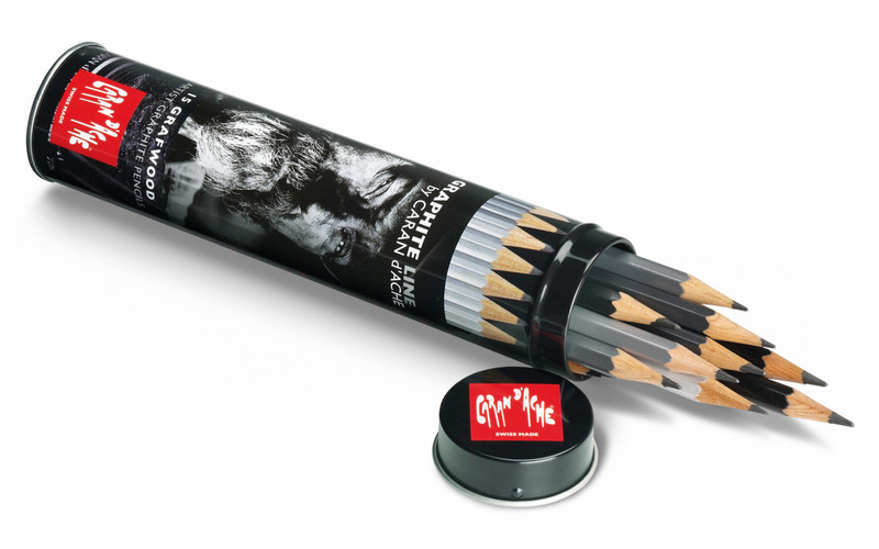 Caran d-Ache Graphite Line Черный, Серый 15шт цветной карандаш
