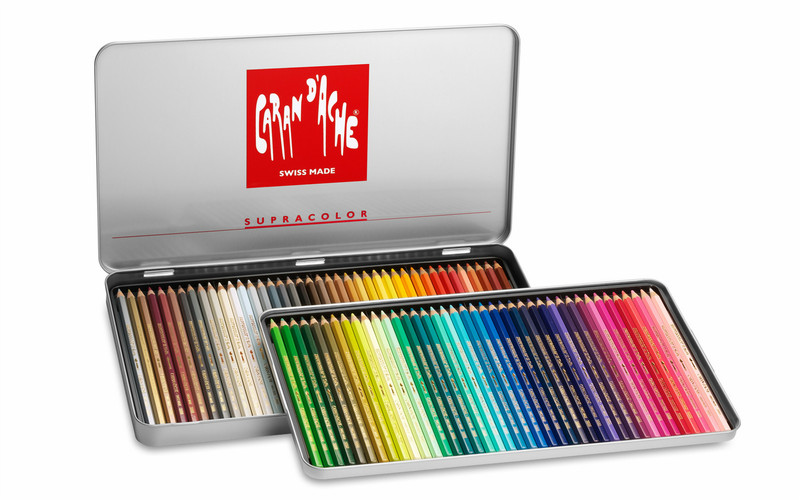 Caran d-Ache Supracolor Мульти 80шт цветной карандаш