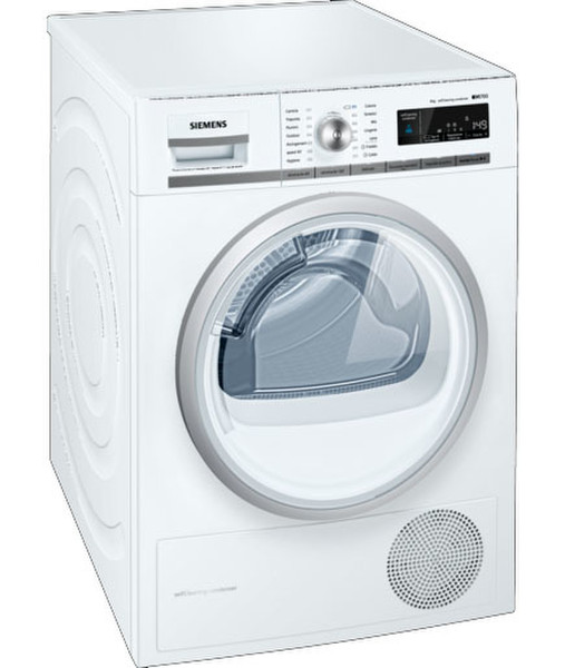 Siemens WT47W568IT freestanding Front-load 8kg A++ White tumble dryer