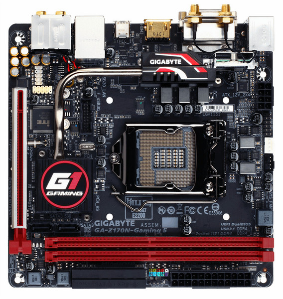 Gigabyte GA-Z170N-Gaming 5 Intel Z170 LGA1151 Mini ITX motherboard