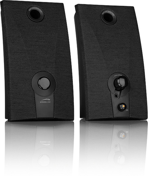 SPEEDLINK Reso Minor PC Stereo Speaker 5W Black loudspeaker
