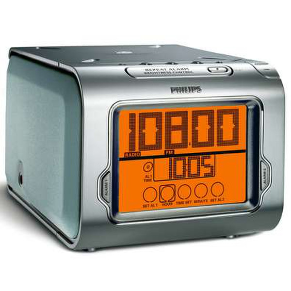 Philips CD Clock Radio AJ3980 Часы Цифровой Cеребряный радиоприемник