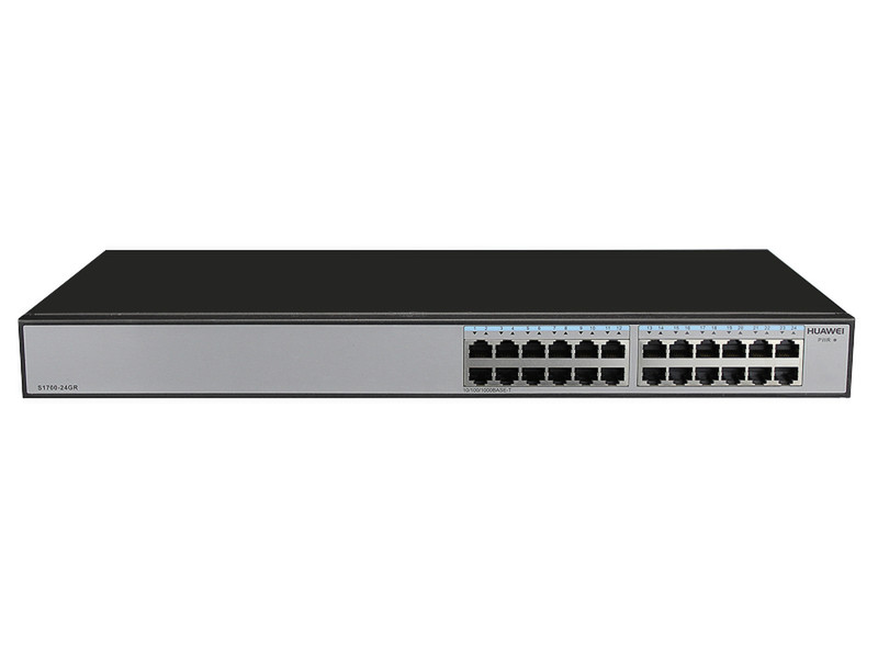 Huawei S1700-24GR Неуправляемый L3 Gigabit Ethernet (10/100/1000) 1U Черный