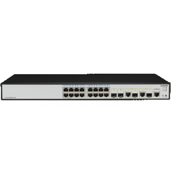 Huawei S1720-20GFR-4TP gemanaged L3 Gigabit Ethernet (10/100/1000) 1U Schwarz