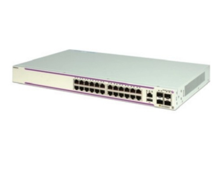 Alcatel-Lucent OS6350-P24 gemanaged L3 Gigabit Ethernet (10/100/1000) Energie Über Ethernet (PoE) Unterstützung 1U Grau