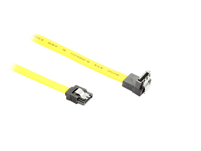 Alcasa SATA 0.7m 0.7m SATA SATA Yellow SATA cable
