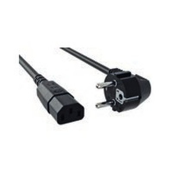 Bachmann 356.172 0.5m C13 coupler Black power cable