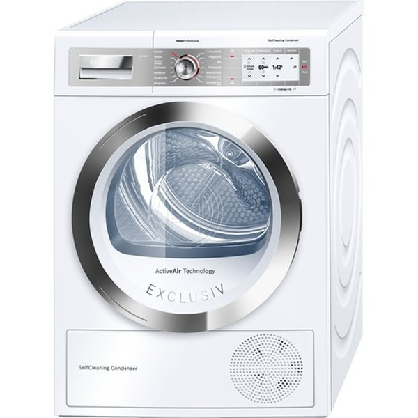 Bosch WTY87783 freestanding Front-load 8kg A+++ White tumble dryer