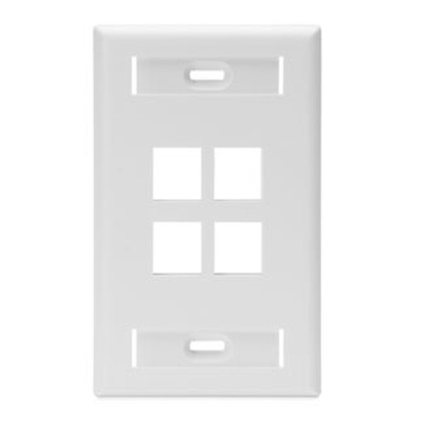 Accu-Tech 42080-4WS White switch plate/outlet cover