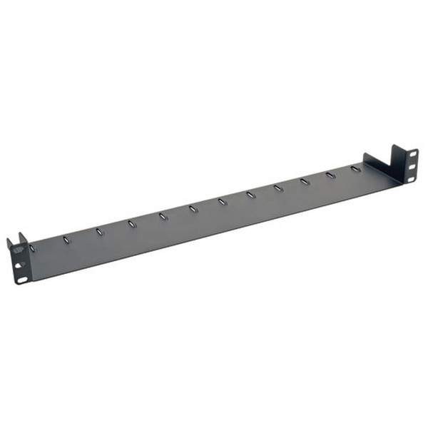 Tripp Lite SRCABLETRAY1U Straight cable tray Schwarz Kabelrinne