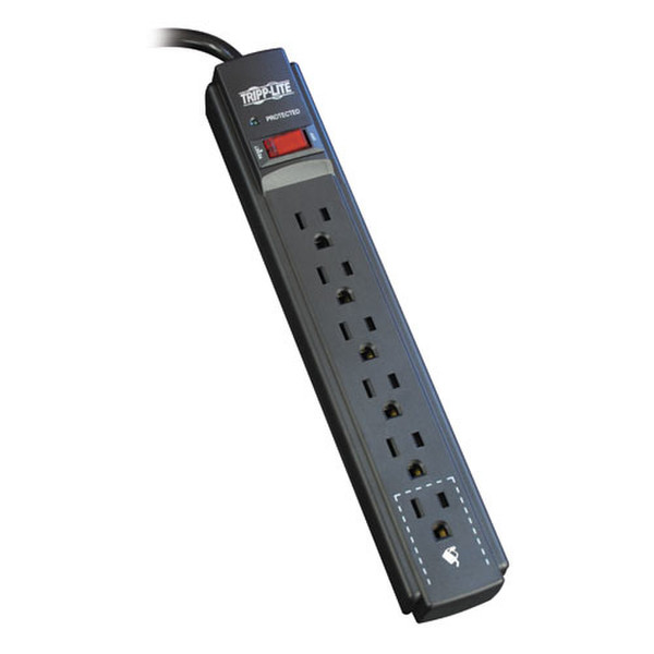 Tripp Lite TLP615B 6AC outlet(s) 120V 4.5m Black surge protector