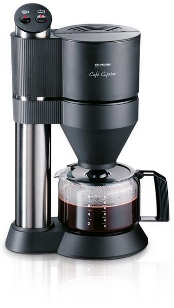Severin Café Caprice KA 5700 Отдельностоящий Semi-auto Капельная кофеварка 8чашек Черный