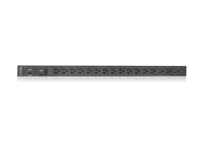 iStarUSA CP-PD016S 16розетка(и) Черный распределительный щит питания