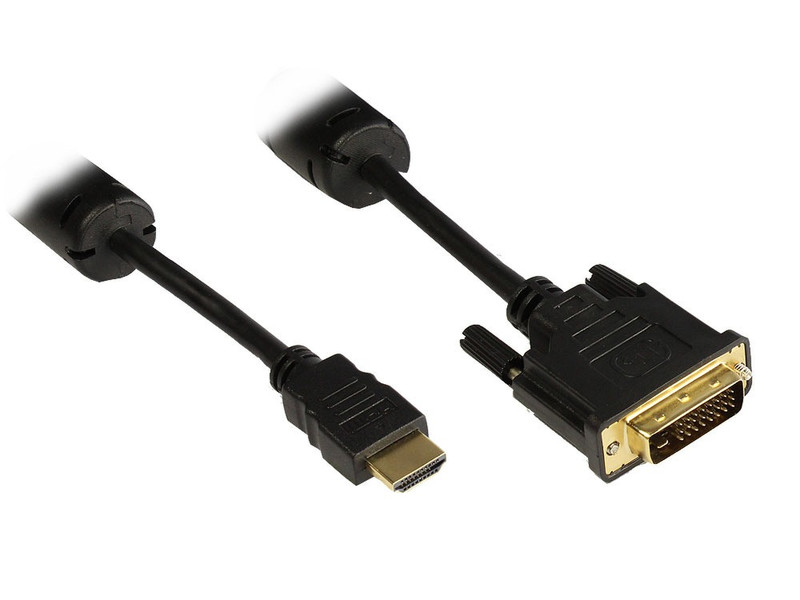 Alcasa HDMI - DVI-D 3m M/M