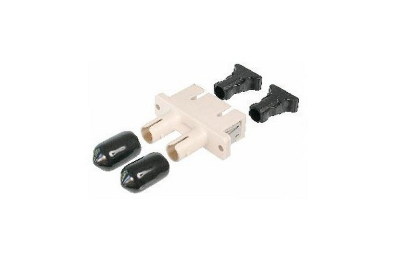 Alcasa LW-KUTCK SC/ST 1pc(s) White fiber optic adapter