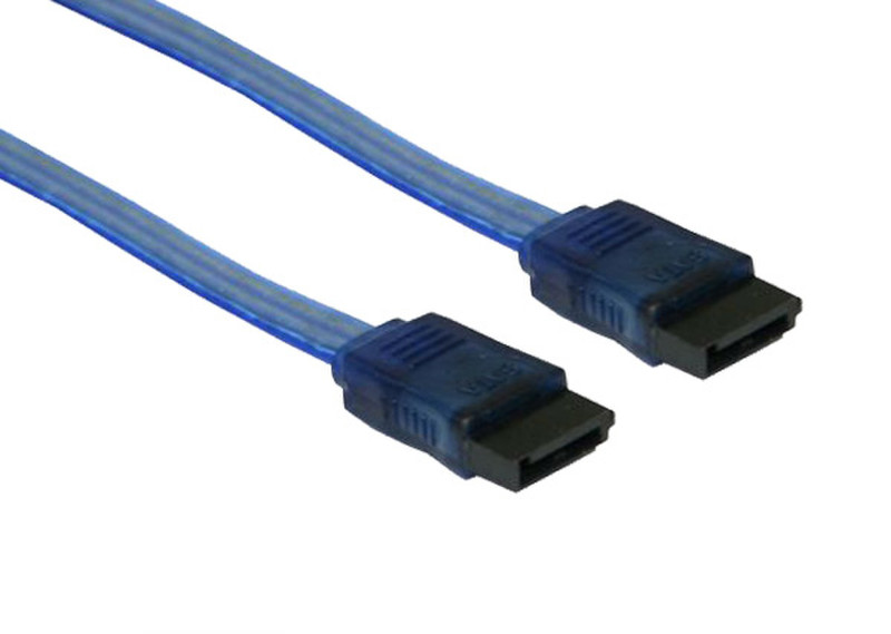 Alcasa SATA - SATA, f-f, 1m 1m SATA SATA Black,Blue,Transparent SATA cable