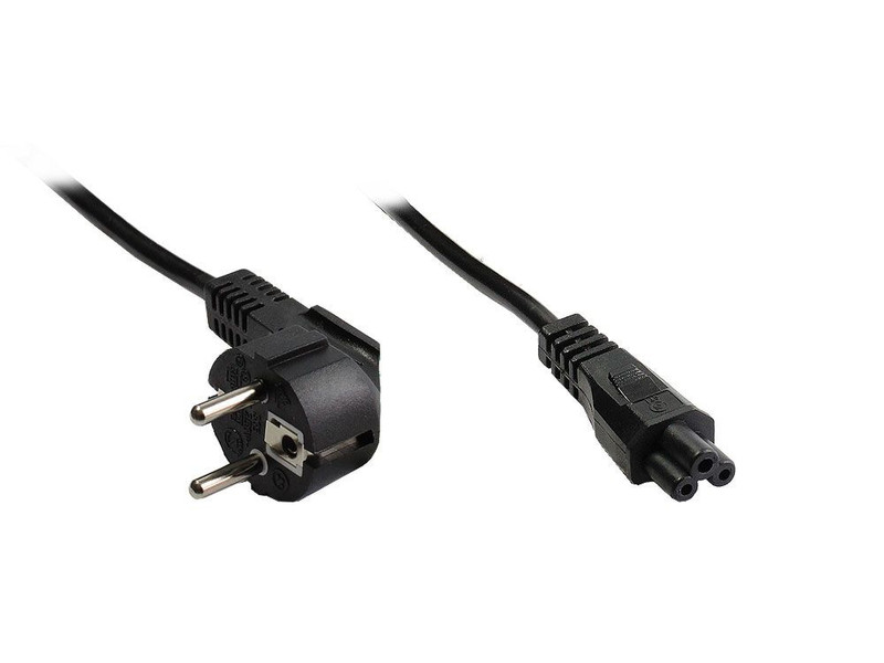 Alcasa GCT-1119 2m CEE7/7 Schuko Black power cable