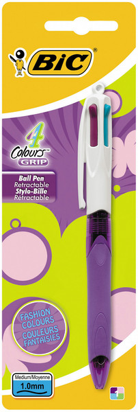 BIC 3086123249936 Blue,Pink,Purple,Yellow 1pc(s) rollerball pen