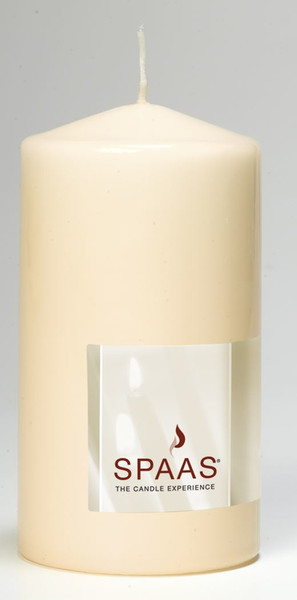 Spaas Candles 0091200.037 Round Ivory 1pc(s) wax candle