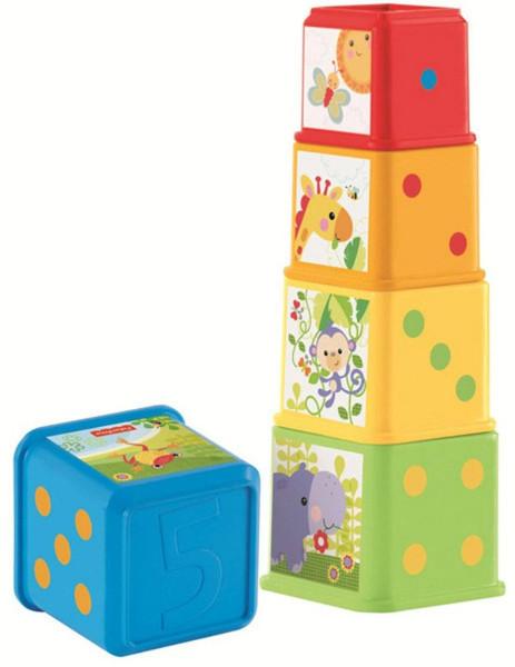 Mattel Stack & Explore Blocks 5шт Пластик детский строительный блок