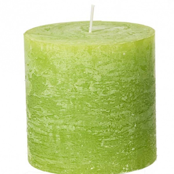 Spaas Candles 0633203.303 Круглый Зеленый 1шт восковая свеча