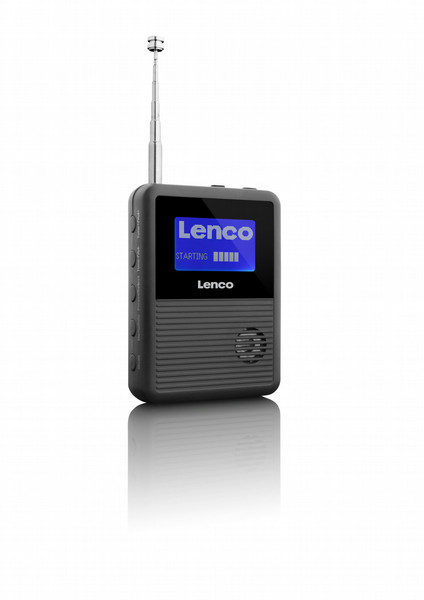 Lenco PDR-04 Tragbar Schwarz Radio