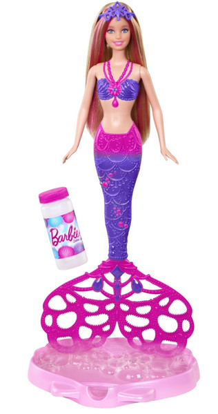 Mattel Barbie Bubble-tastic Mermaid Розовый, Фиолетовый кукла