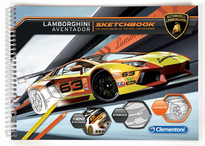 Clementoni Lamborghini Sketchbook Cars (animated film) 7лет