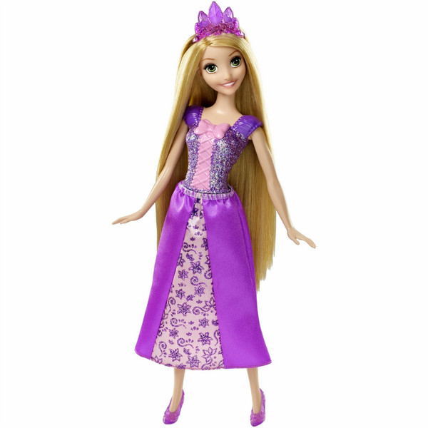 Mattel Disney Sparkling Princess Rapunzel Фиолетовый кукла