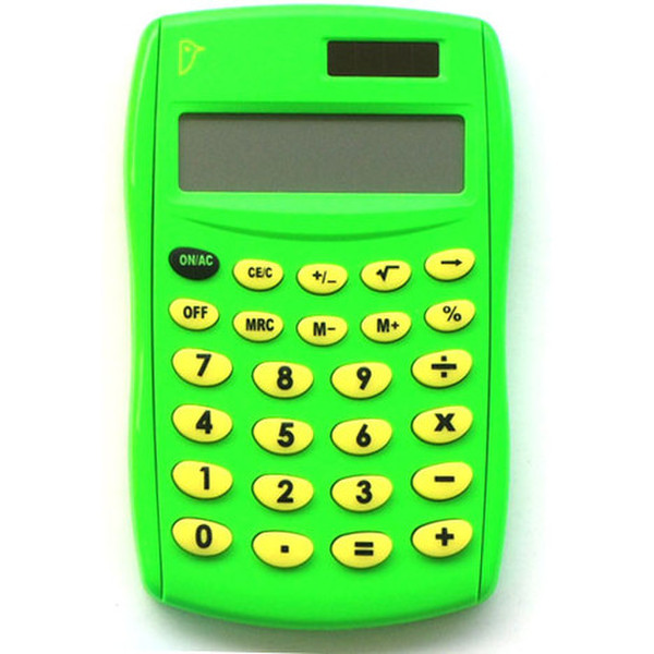 Auchan C821562 Pocket Basic calculator Green calculator